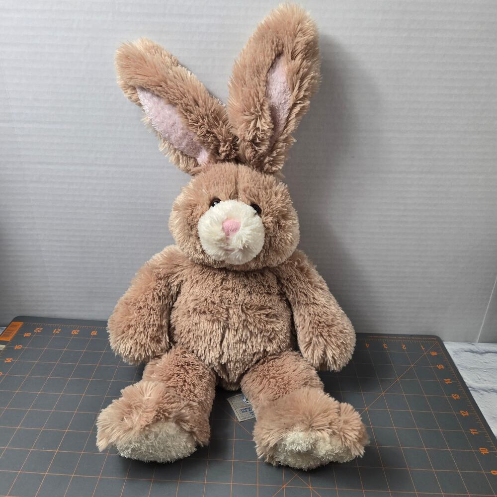 Retired Build A Bear Workshop Brown Bunny Rabbit Wired Ears 20 inch Easter